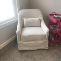 Raylee best sale swivel glider